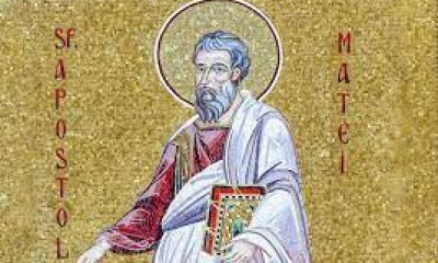 Calendar ortodox, 16 noiembrie. Sfântul Apostol Matei