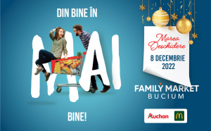 Family Market Bucium – marea deschidere are loc pe 8 decembrie