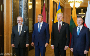Declaraţie comună privind securitatea regională şi integrarea europeană, semnată de preşedinţii României, Lituaniei, Letoniei şi Poloniei