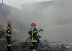 Incendiu la o topitorie din Slatina. 20 de pompieri au intervenit pentru stingerea focului