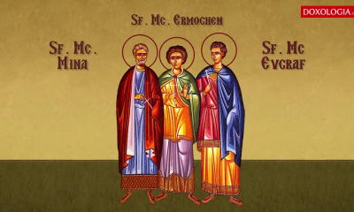 Calendar ortodox 10 decembrie 2022. Sfinții Mucenici Mina, Ermoghen și Eugraf