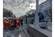 Accident grav la București. O persoană a murit și alte 21 sunt rănite