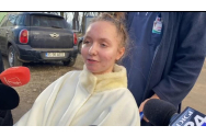 VIDEO: Prima declarație a Alexiei, fata rănită în accidentul din Pașcani, la ieșirea din spital
