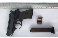 Un pistol Walther, descoperit la Vama Albiţa