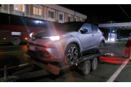 Autoturism Toyota C-HR semnalat furat din Italia, oprit la Albița