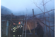Incendiu produs la o casă în localitatea Cozia