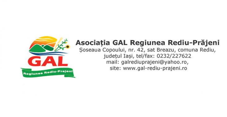 Asociația Grupul de Acțiune Locală Regiunea Rediu-Prăjeni – comunicat de presă –  Lansare apel de selecție din fonduri EURI