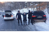 Șofer ucrainean, prins cu focuri de armă