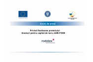 SC RODOTEX SRL – Anunț de presă privind finalizarea proiectului Granturi pentru capital de lucru AGRI-FOOD