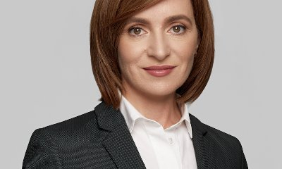 Preşedintele Republicii Moldova, Maia Sandu, vine la București