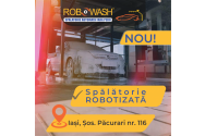 Spălătoria robotizată Robowash revoluționează industria auto din Iași