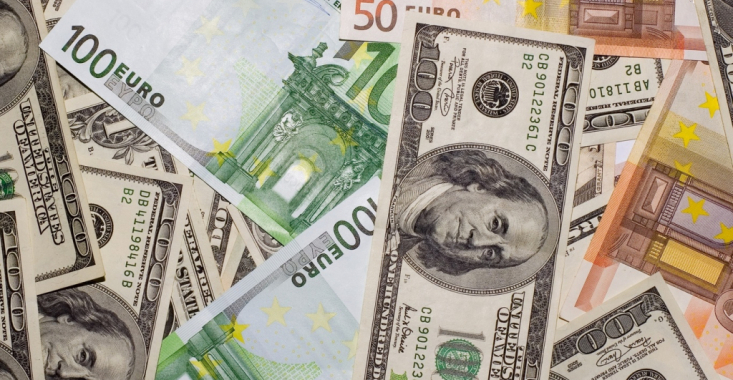 Euro forțează din nou pragul de 4,95 lei