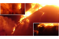 Incendiu într-un bloc la Vatra Dornei. O femeie s-a intoxicat