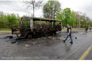 Ucraina: Șapte morţi într-un atac ucrainean asupra unui microbuz, anunţă liderul regiunii pro-ruse Doneţk