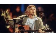 O chitară spartă de Kurt Cobain va fi vândută la licitație