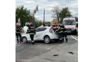 Botoșani: Șase persoane rănite într-un accident la Vârfu Câmpului; o femeie însărcinată și un copil - printre victime