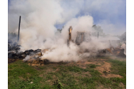 Incendiu la Plevna - comuna Suharău din judeţul Botoşani