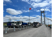 Podul suspendat peste Dunăre de la Brăila va fi inaugurat joi