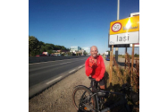 Un ciclist a parcurs 432 de km în trei zile, de la Cluj la Iași. Strânge donații pentru copii
