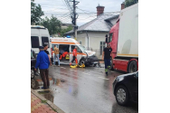 Ambulanță din Neamț implicată în accident rutier