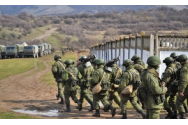 Armata rusă a instalat bariere flotante pentru a apăra podul care leagă Crimeea de Rusia