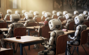 Țara în care roboții merg la școală, dar copiii nu prea: „O criză fără precedent”
