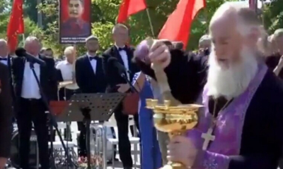 Ce spune Biserica Ortodoxă după ce mai mulți preoți au binecuvântat o statuie a lui Stalin