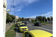 Taximetriştii ieşeni au blocat Bulevardul Anastasie Panu