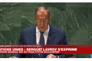 Atac verbal puternic al lui Lavrov la adresa Occidentului în discursul său de la ONU: 'Un imperiu al miniciunii, care luptă direct împotriva Rusiei'