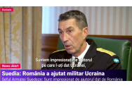 România a ajutat la livrarea tancurilor și rachetelor pentru Ucraina. Șeful armatei suedeze: Nu am fi putut trimite ajutoare fără voi