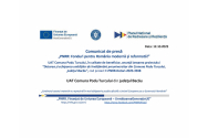 PNRR: UAT Comuna Podu Turcului, în calitate de beneficiar, anunță lansarea proiectului  “Dotarea și echiparea unităților de învățământ preuniversitar din Comuna Podu Turcului, județul Bacău” 