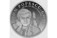 Monedă din argint dedicată împlinirii a 100 de ani de la naşterea lui Ion Popescu-Gopo