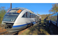  Trenul Iaşi-Tecuci a luat foc. Călătorii s-au autoevacuat în gara Bârnova