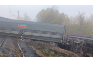Opt vagoane cu lignit au sărit de pe șine: Calea ferată pe care e transportat cărbunele e „praf”, „țăndări”