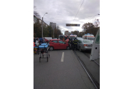 Accidentele rutiere au blocat înaintarea tramvaielor CTP