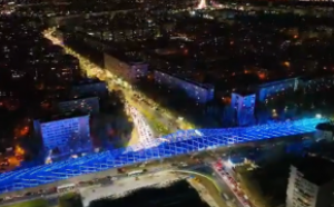 Se inaugurează pasajul Europa Unită, din București: imagini extrem de spectaculoase