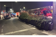Incendiu la un mall din Capitală: Intervin mai multe echipaje de pompieri