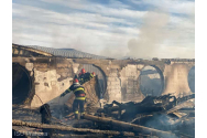 Incendiu la Ferma Dacilor/ A şaptea victimă carbonizată a fost găsită de pompieri