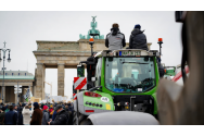 Germania paralizată de proteste: Tractoarele au închis orașele