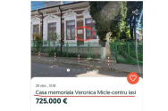 Cu ce sumă se vinde celebra casă a Veronicăi Micle. Dan Negru, mesaj dur pe rețelele sociale: „Istoria la vânzare”