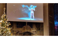 Dans cu femei goale proiectat într-o biserică catolică din Austria
