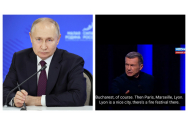 Apropiat al lui Vladimir Putin, declarație șocantă la o televiziune rusă:” Bucureștiul trebuie bombardat nuclear”