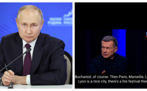 Apropiat al lui Vladimir Putin, declarație șocantă la o televiziune rusă:” Bucureștiul trebuie bombardat nuclear”