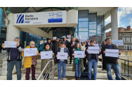 Protest spontan al angajaţilor de la Radio Iaşi