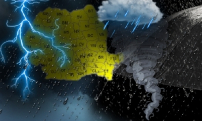 Alertă meteo - Începe sezonul furtunilor: avertizare cod galben emisă de ANM