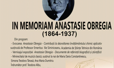 Anastasie Obregia,întemeietorul şcolii de chimie organică la Iași