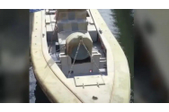 Drona navală care a stat o zi în Portul Constanța ar fi avut la bord o jumătate de tonă de explozibil. 
