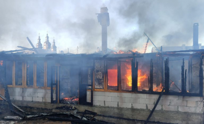 Incendiu la Mănăstirea Văratec