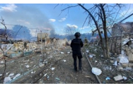 Demonstrație de forță a Rusiei - Localitate distrusă dintr-o singură lovitură