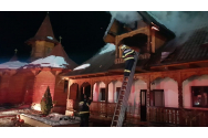 Incendiu la Mănăstirea de maici de la Petru Vodă